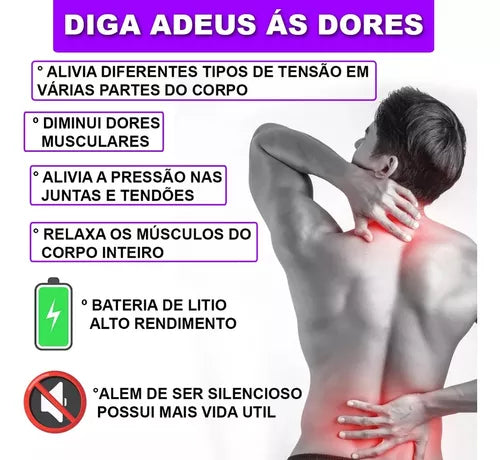 Pistola de Massagem Relaxamento Muscular